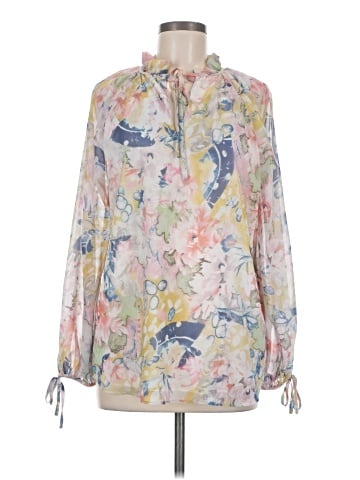 Elie Tahari Long Sleeve Blouse (view 1)