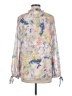 Elie Tahari 100% Polyester Ivory Long Sleeve Blouse Size M - photo 2