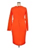 Ashley Stewart Solid Orange Cocktail Dress Size 3X Plus - photo 2