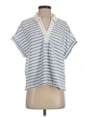 JOA Short Sleeve Blouse (view 1)