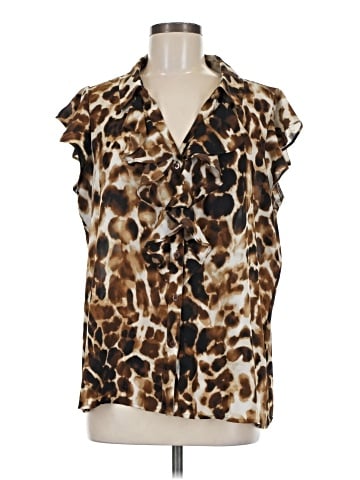 Calvin Klein Sleeveless Button-Down Shirt (view 1)