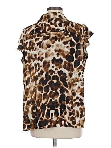 Calvin Klein Sleeveless Button-Down Shirt (view 2)
