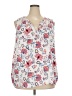 St. John's Bay White Sleeveless Blouse Size 3X - photo 1