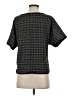 Max Studio Houndstooth Black Short Sleeve T-Shirt Size XS - photo 2