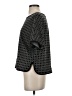Max Studio Houndstooth Black Short Sleeve T-Shirt Size XS - photo 5