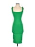 Zara Solid Green Cocktail Dress Size S - photo 1