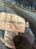 CALVIN KLEIN JEANS 100% Cotton Stars Blue Denim Jacket Size L - photo 6