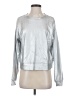 Pilcro Metallic Silver Sweatshirt Size XS - photo 1