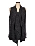 LOGO by Lori Goldstein Gray Sleeveless Blouse Size L - photo 1