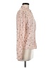 Atmosphere 100% Viscose Print Pink Long Sleeve Blouse Size 8 - photo 4