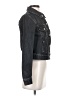 Topshop 100% Cotton Black Denim Jacket Size 4 - photo 4