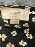 Ann Taylor LOFT Outlet 100% Polyester Black Short Sleeve Blouse Size S - photo 7