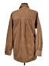 Matty M Brown Long Sleeve Button-Down Shirt Size M - photo 2