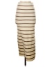 Double Zero Stripes Tan Casual Skirt Size S - photo 1