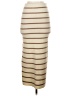 Double Zero Stripes Tan Casual Skirt Size S - photo 2