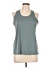 Athletic Works 100% Polyester Teal Active Tank Size L - photo 1