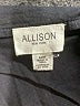 Allison Joy 100% Cotton Black 3/4 Sleeve Top Size M - photo 4