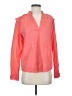 J.Crew Pink White Long Sleeve Blouse Size S - photo 1