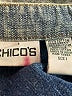Chico's 100% Cotton Print Blue Jacket Size Med (1) - photo 6