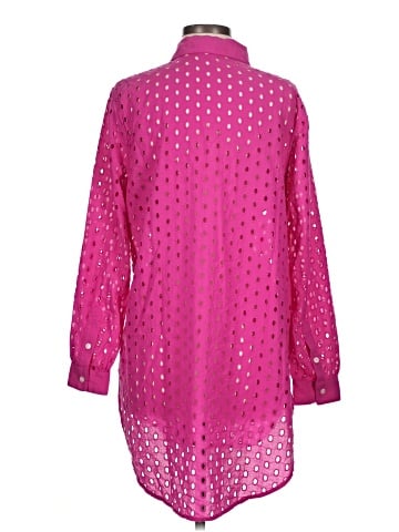 J.Crew Factory Store 3/4 Sleeve Button-Down Shirt (view 2)