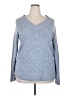 Faded Glory Blue Long Sleeve Top Size 18 - photo 1