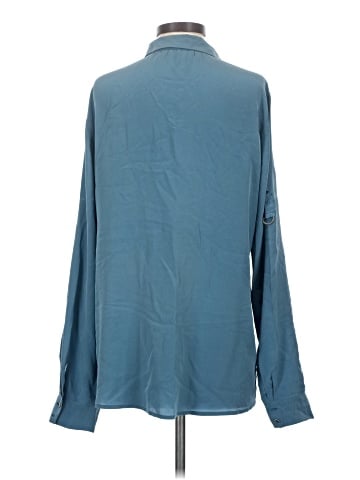 Eileen Fisher Long Sleeve Silk Top (view 2)