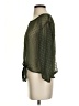 Guess 100% Polyester Green 3/4 Sleeve Blouse Size XS - photo 5