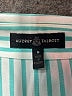 Audrey Talbott 100% Cotton Stripes Green Long Sleeve Blouse Size S - photo 7