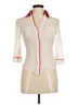 Bebe Ivory 3/4 Sleeve Button-Down Shirt Size XS - photo 1