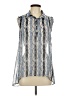 Canyon River Blues 100% Polyester Silver Sleeveless Blouse Size L - photo 1