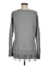Garnet Hill 100% Cashmere Gray Cashmere Pullover Sweater Size M - photo 2