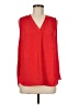 Alfani 100% Polyester Red Sleeveless T-Shirt Size M - photo 1