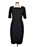 Ann Taylor Solid Black Cocktail Dress Size 10 - photo 1