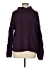 Seven7 Purple Turtleneck Sweater Size M - photo 1