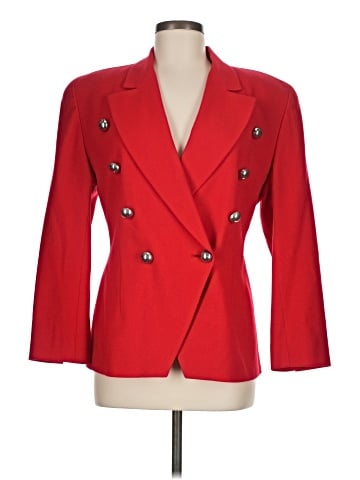 Linda Allard Ellen Tracy Wool Blazer (view 1)