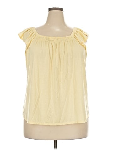 a.n.a. A New Approach Sleeveless Blouse (view 1)