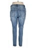 Kaari Blue Solid Blue Jeans Size 18W - photo 2