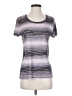Exertek 100% Polyester Stripes Gray Active T-Shirt Size S - photo 1