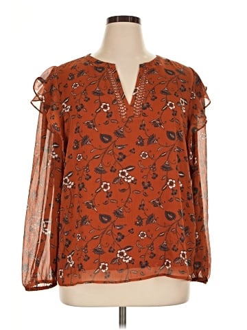 Ann Taylor LOFT 3/4 Sleeve Blouse (view 1)