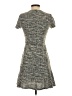 Aqua Tweed Gray Casual Dress Size S - photo 2