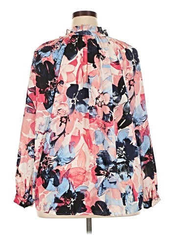 Jones New York Signature Long Sleeve Blouse (view 2)