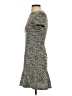 Aqua Tweed Gray Casual Dress Size S - photo 5