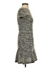 Aqua Tweed Gray Casual Dress Size S - photo 4