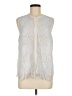 Diane von Furstenberg 100% Polyester Ivory Sleeveless Blouse Size 8 - photo 1