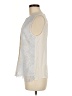 Diane von Furstenberg 100% Polyester Ivory Sleeveless Blouse Size 8 - photo 5