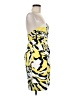 Express Design Studio Print Yellow Cocktail Dress Size 8 - photo 4