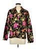 Laura Ashley 100% Silk Floral Gold Silk Blazer Size M - photo 1