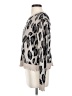 Fate Animal Print Silver Pullover Sweater Size S - photo 5