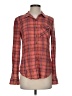Maurices Plaid Red Long Sleeve Button-Down Shirt Size XS - photo 1