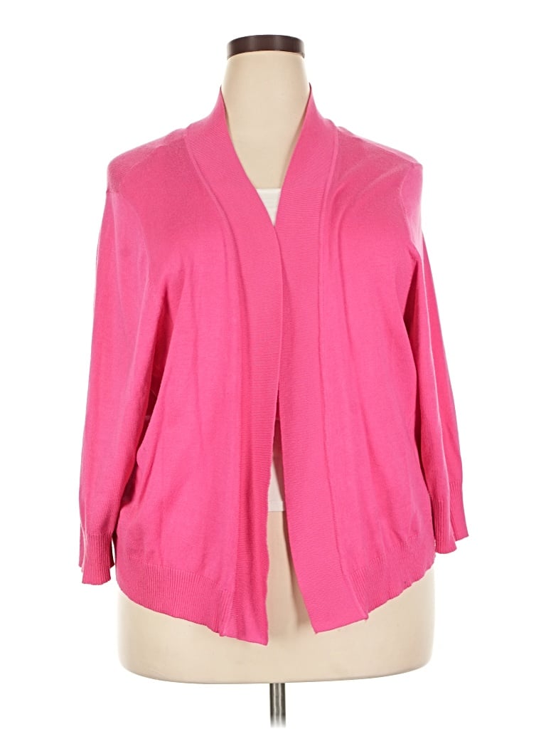 Pre-owned Avenue Cardigan Sweater In Pink